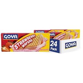 Goya Foods Strawberry Wafers, 4.94 Ounce (Pack of 24)