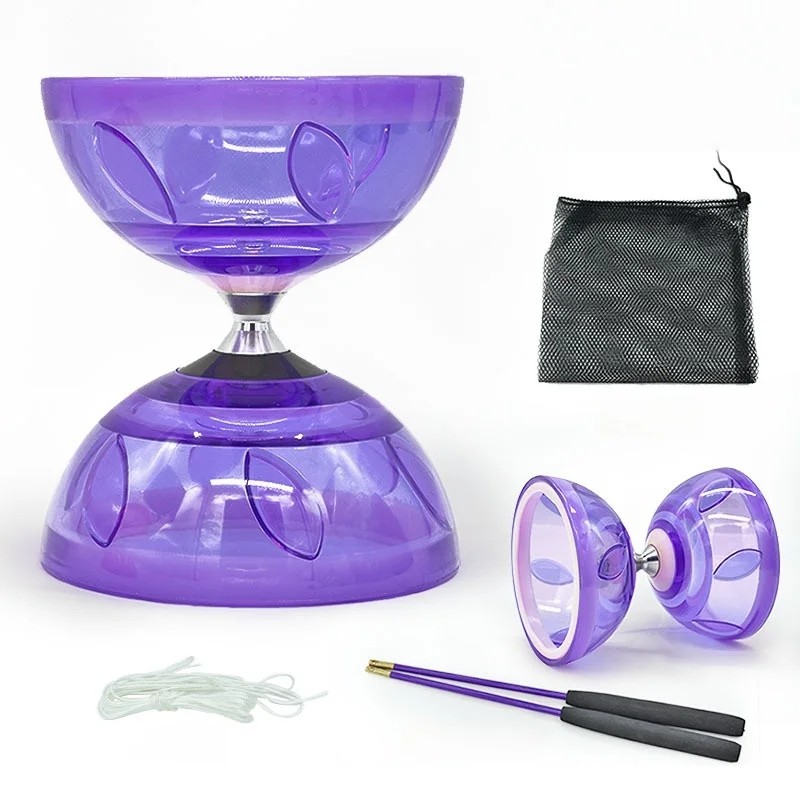Portable Diabolo Set for Outdoor Play – Beginner-Friendly Soft Rubber