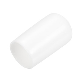 QUARKZMAN Pack of 20 Rubber End Caps 11 mm Plastic Cap Rubber Caps Protective Caps Cover Foot Caps for Chair Legs Table Legs Screws Bolts Thread Metal Rods Pipe Fence Posts White