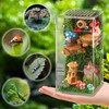 Jumping Spider Enclosure Kit Acrylic Terrarium Reptile Enclosure Accessories Insect