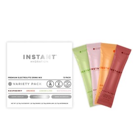 Instant Hydration Sobres de electrolitos en polvo - Paquete variado - Sin azúcar - Cetogénico, vegano, sin gluten, sin OMG - Mejora la recuperación,  