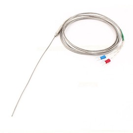 IIVVERR 1.5mm Probe J Type Temperature Control Thermocouple Sensor 0-400C 2M (1.5mm Sonda Tipo J Termopar de control de temperatura 0-400C 2M