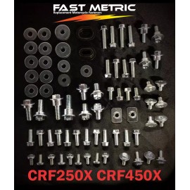 Honda 90pc BOLT KIT FOR PLASTICS HONDA CRF250X CRF450X