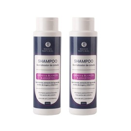 RUUFE Shampoo for Gray and White Hair - Revitalizing Radiant Formula (2 Pack)