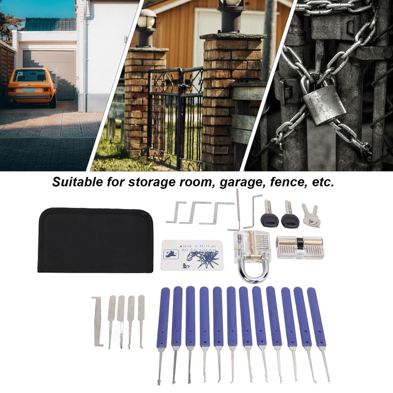 Rustproof Lock Set Stainless Steel Hanging Lock with Keys Outdoor
