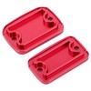 Front Brake Clutch Cylinder Fluid Reservoir Cap Cover Fit for