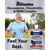 tnvitamins Glucosamine Chondroitin MSM Capsules, 240 Count | 4,000 mg