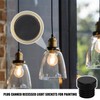 4pcs Light Socket Safety Caps Plugs, ID 0.75in OD 1.02in
