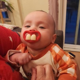 Funny Pacifiers for Babies, Newborn Pacifier 0-3 Months, Infants Pcifiers for 0-6 Months, Toddlers Mustache Pacifier, Baby Gift Pacifiers for Boys and Girls