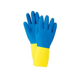 Soft Scrub Latex Cleaning Gloves Medium Blue 2 pc.