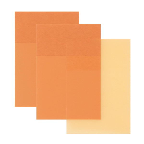 ONLYKXY 2 Pack Rectangle Transparent Sticky Notes 2.95x1.96inch Waterproof Index