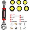 JTZXJJX Universal Wrench,48 In 1 Universal Socket Wrench,Professional Multi-Functional Wrench