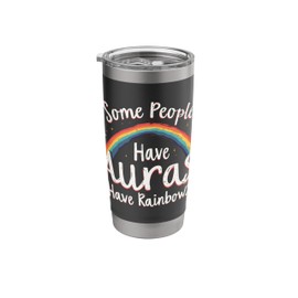 Reading Auras Spiritual Energy Aura Colors Intuitive Insight Stainless Steel Insulated Tumbler