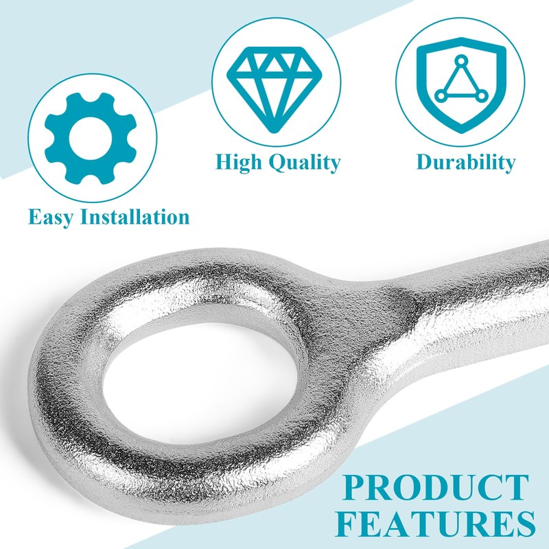 EFUTURETIME 51798113 Tow Eye 215 mm Tow Hook Compatible with
