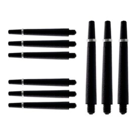 HRLORK 9 Packs Darts Shafts Darts Stems 35MM Nylon Polycarbonate Shafts Multiple Stems Professional Darts Accessories 2BA Shaft -Black