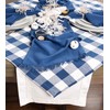 DII Buffalo Check Collection, Classic Farmhouse Tablecloth, Table Topper, 40x40,