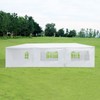 Canopy Party Tent White Shelter Gazebo Pavilion, Folding, Storage, Waterproof,