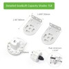 Rollerhouses Roller Shade Brackets with Mechanism Roller Shade Clutch+Skyline Mounting