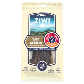 ZIWI Dog Chews and Treats – Beef Weasand - All Natural, Air-Dried, Single Protein, Grain-free, High-Value Treat, Snack, Reward 2.5 Ounce (Pack of 1)