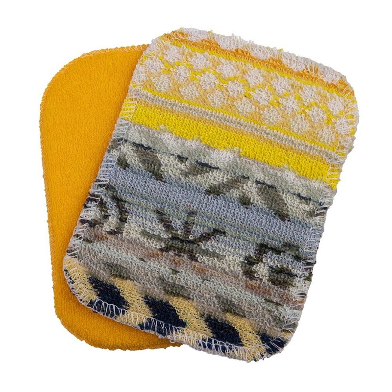 Appetito "Eco Scrubber" Universal Scrub Twin Pack Cloth and Sponge