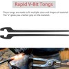 Blacksmith DIY Rapid Tongs Bundle Set with Rivets- Rapid Flat
