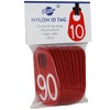 Coburn 258PK-05-090 Red Neck Tag #'D 81-90