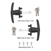 Quality Life Truck Cap T-Handle Lock for Camper Shell Replacement