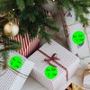 Perco Fluorescent Green 2-Inch Round Circle Dot Sticker Labels with
