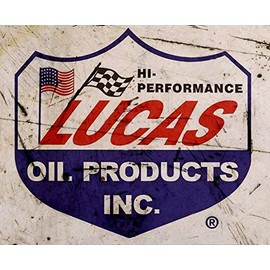 Metal Tin Sign For Tin Sign Lucas Oil Gas Pump Station Auto Rustic Oil Metal Decor Vintage Tin Sign Metal Sign 8X12 Inches