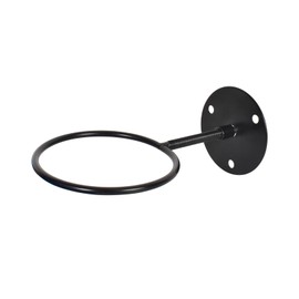 Tibapla Ball Holder Wall, Wall Mounted Ball Holder for Storage, Ball Holder Metal Wall Mounting, Basketball Holder Wall Mount for Basketball Volleyball Rugby Football Storage (Black)