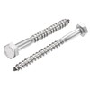 sourcing map Hex Lag Screws, M6 x 70mm 304 Stainless