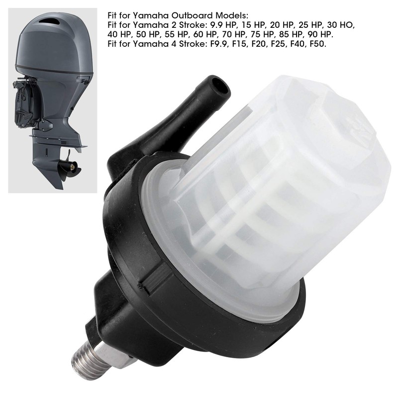 EBTOOLS Outboard Fuel Filter Assembly 61N-24560-00 61N-24560-10-00 61N-24560-00-00 Replaces Yamaha