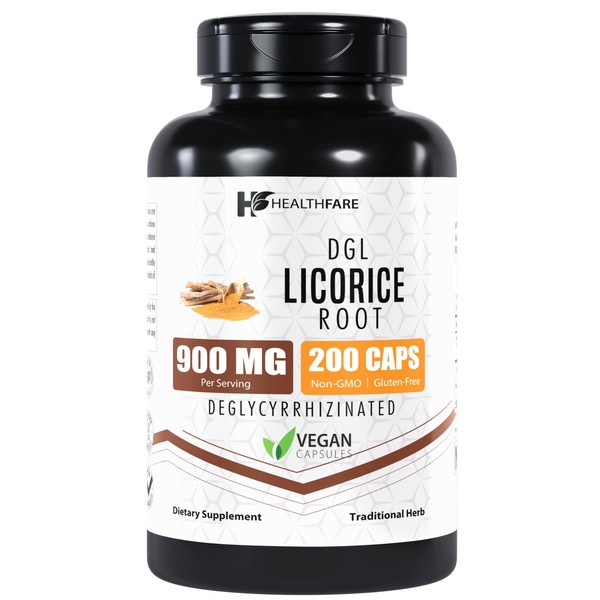 Healthfare Healthfare Licorice Root Extract | Capsules 900mg Equivalent |
