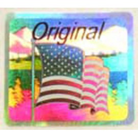 SDM-Security LLP 100 to 1000 US Flag Original Hologram Labels Tamper Evident Product Protection - 250, Original