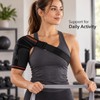 Adjustable Shoulder Support Brace with Detachable Silicone Pad, Compression Sleeve