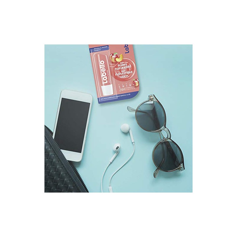 Labello Peach Shine Lip Balm 4.8 g