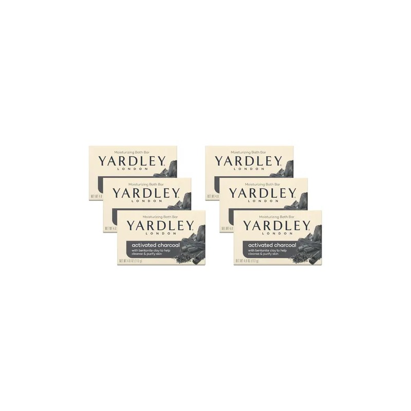 Jabón Yardley London Carbón Activado 113g Charcoal