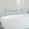 2 Pack 16 Inch Grab Bars for Wall Brushed Nickel,