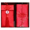 Lilith Li chino Elemento Festive Seda Rojo sobres tarjeta de