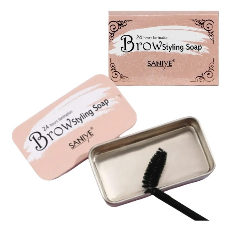 Cera Para Cejas Jabon Fijador Traslucido Color Transparente