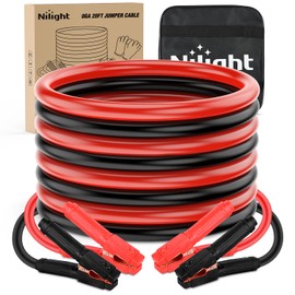 Nilight Jumper Cables for Car Battery 0 Gauge 20 FT Booster Cable Heavy Duty 1000 A CCA Jumper Cable with Carrying Bag Jump Start Battery Emergency Kit for Pickup Truck RV Vans SUV
