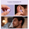 Tapones para oídos ajustables para dormir, SNR 38dB, de silicona