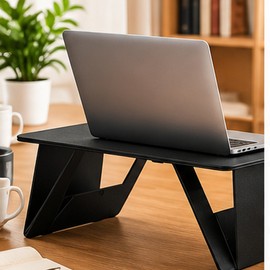 Foldable Laptop Stand for Desk Support – 6-in-1 ABS Plastic Computer Holder for Everyday Laptop Setup