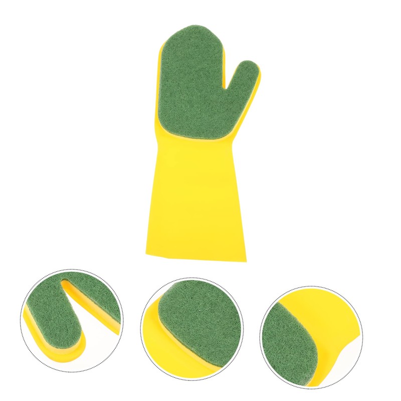 NOLITOY Reusable Cleaning Gloves Comfortable Household Dishwashing Gloves for Kitchen