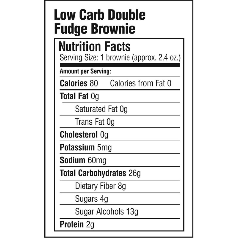 Simply Scrumptous Low Carb Double Fudge Brownie and Low Fat