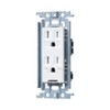 Panasonic (Panasonic) Cosmo Series Wide 21 Embedded Door with Earth Terminal with Grounded Double Outlet Metal Frame with White wtf11523wk