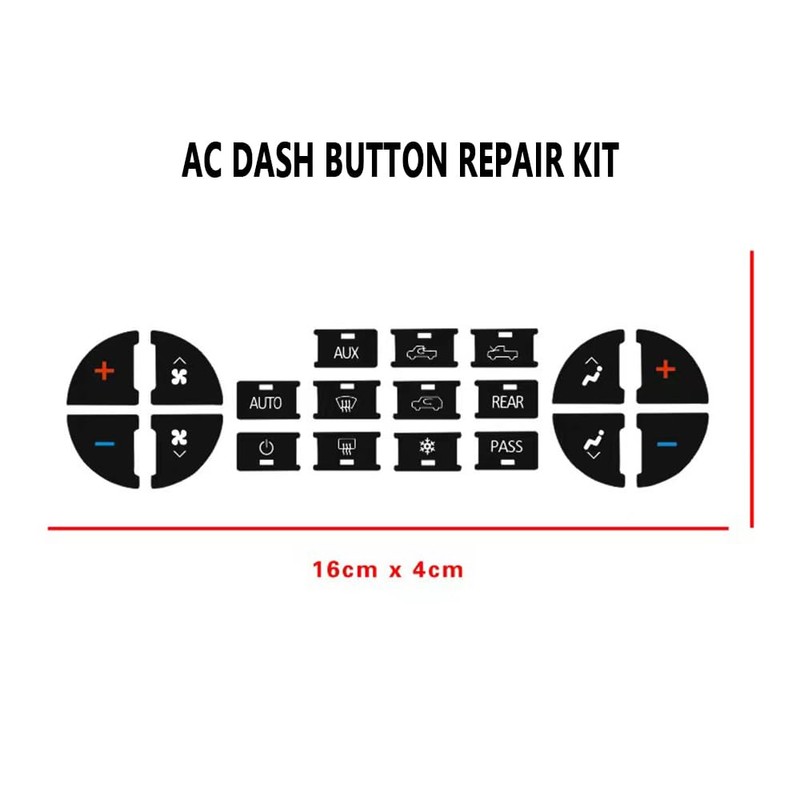 AC Dash Button Repair Kit -Compatible with Chevy, Best for