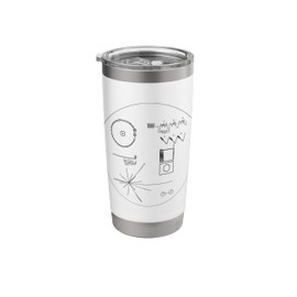 Voyager Golden Record Greetings from Earth space travel Stainless Steel Insulated Tumbler