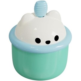Hemobllo Máquina para Rutina Diaria y Mango Ergonómico Material Abs para Hacer Espuma Facial Forma de Oso y Decoración de Baño