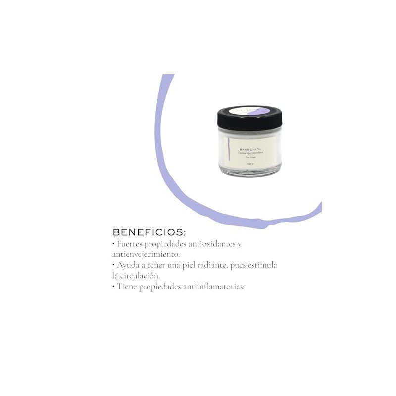 Remedios Bosque Crema Rejuvenecedora Cara Bakuchiol Retinol Vegetal Piel Joven